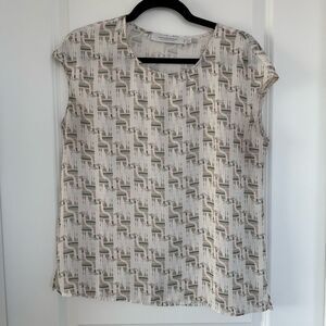 CONTEMPORAINE | animal print blouse